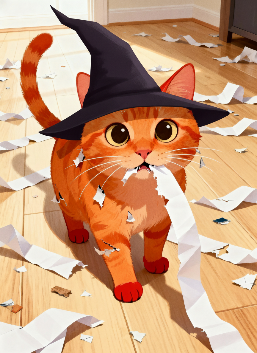 Witch Hat - Classic black pointed witch hat