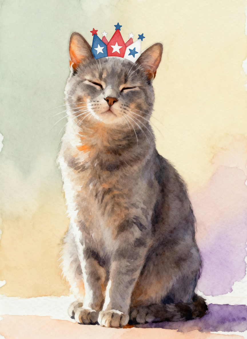 Star Crown - Red, white, and blue star crown